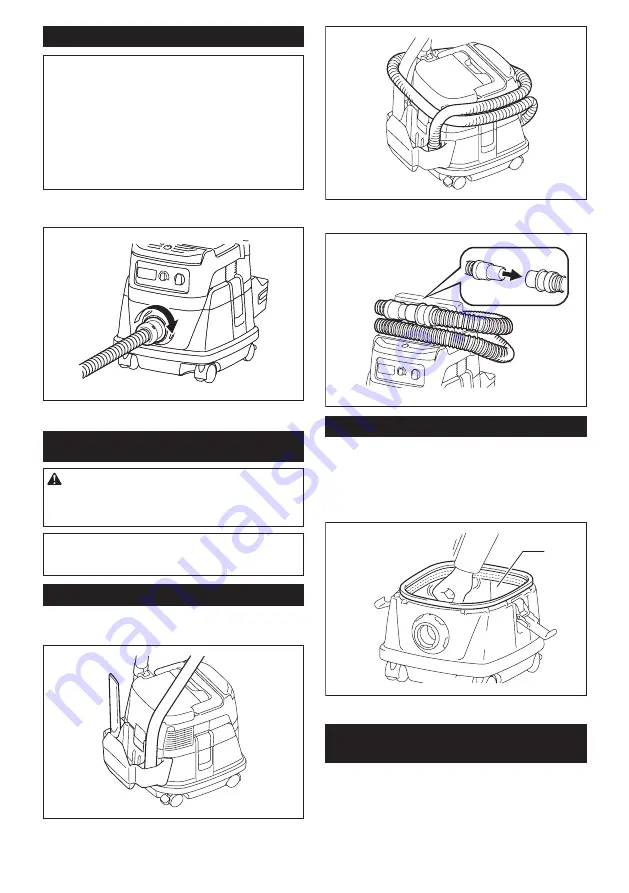 Makita DVC863LZ Instruction Manual Download Page 11