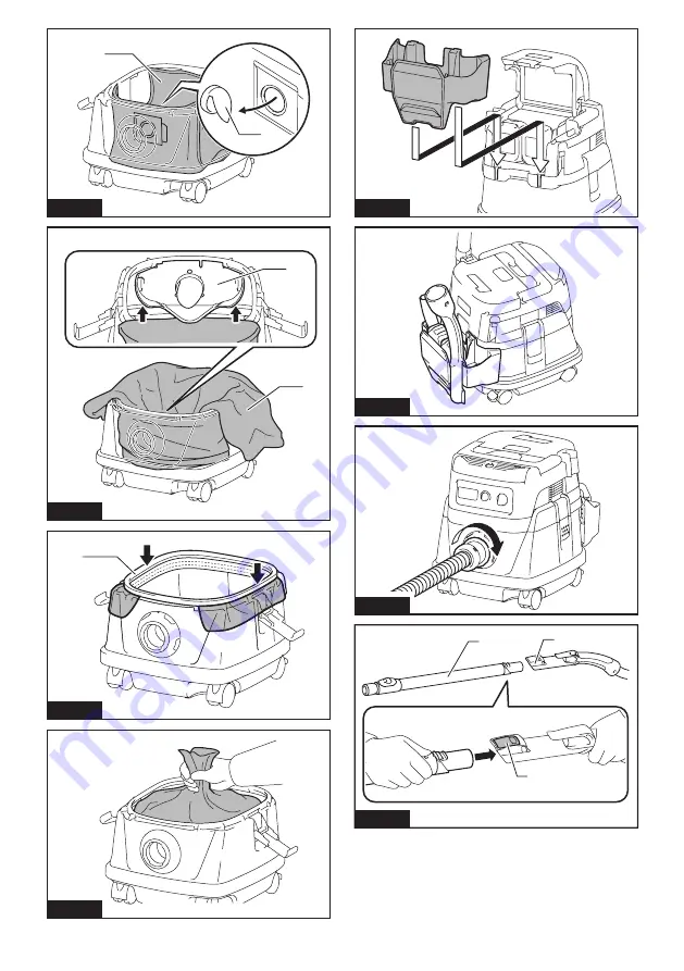 Makita DVC865LZX2 Instruction Manual Download Page 4