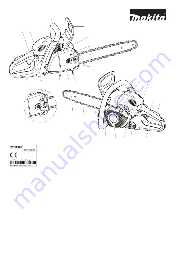 Makita EA3502S Instruction Manual Download Page 10