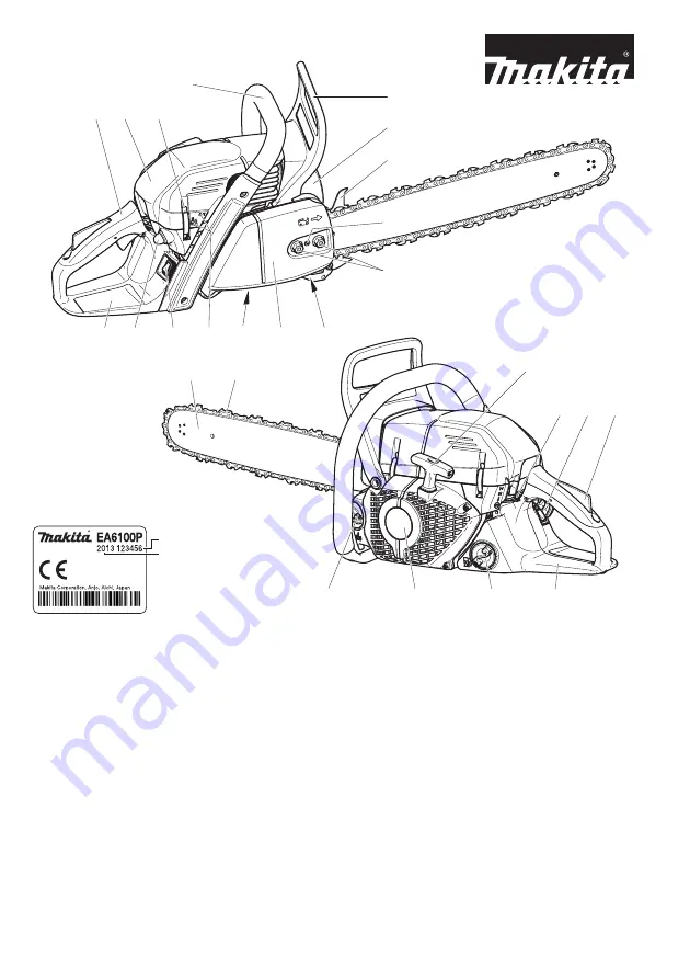 Makita EA6101P Скачать руководство пользователя страница 10