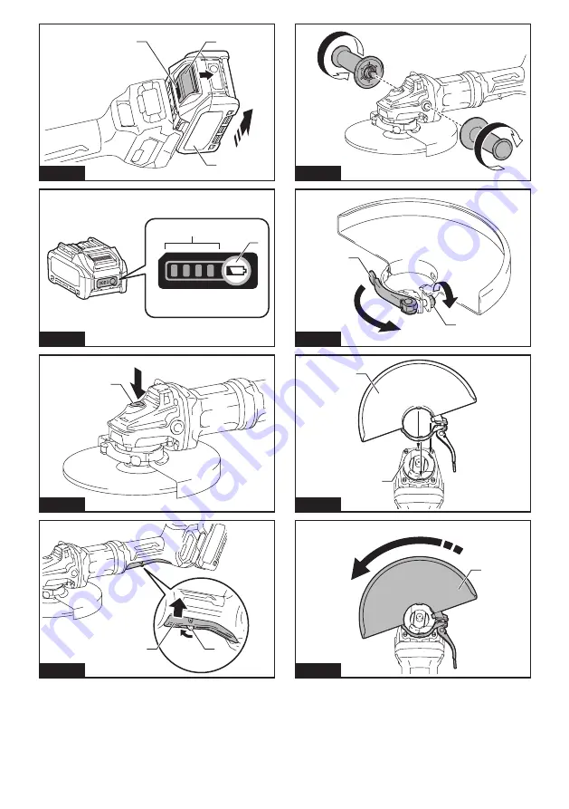 Makita GA038G XGT Instruction Manual Download Page 2