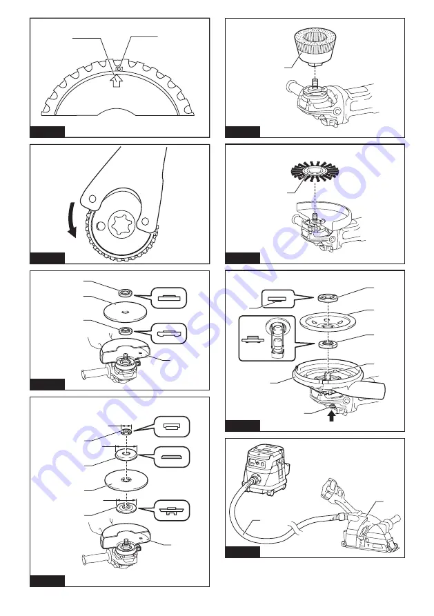 Makita GA038GZ Instruction Manual Download Page 4