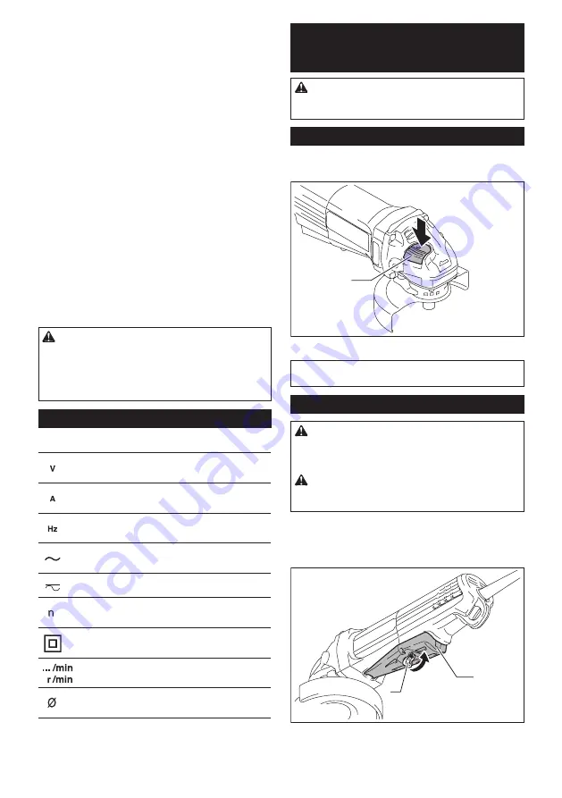 Makita GA4552 Instruction Manual Download Page 6