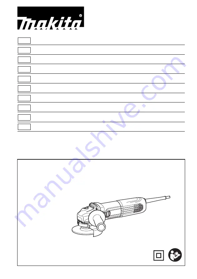 Makita GA5041R Instruction Manual Download Page 1