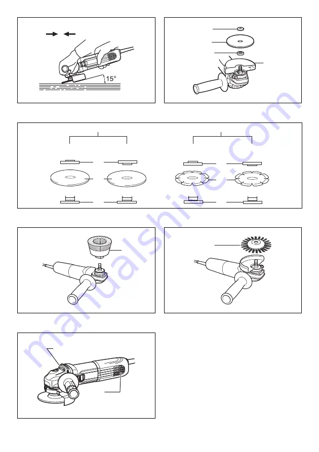 Makita GA5041R Instruction Manual Download Page 4