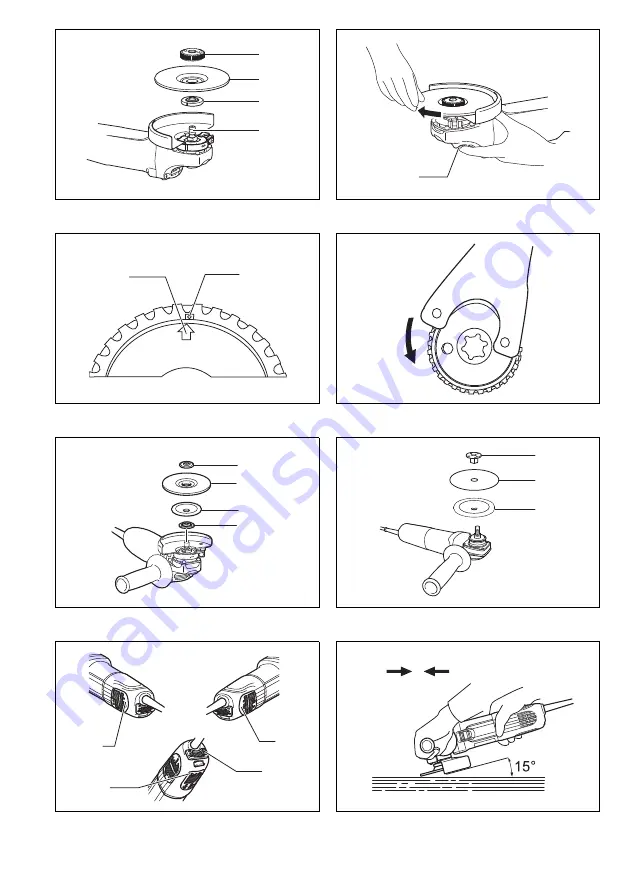 Makita GA6040 Instruction Manual Download Page 3