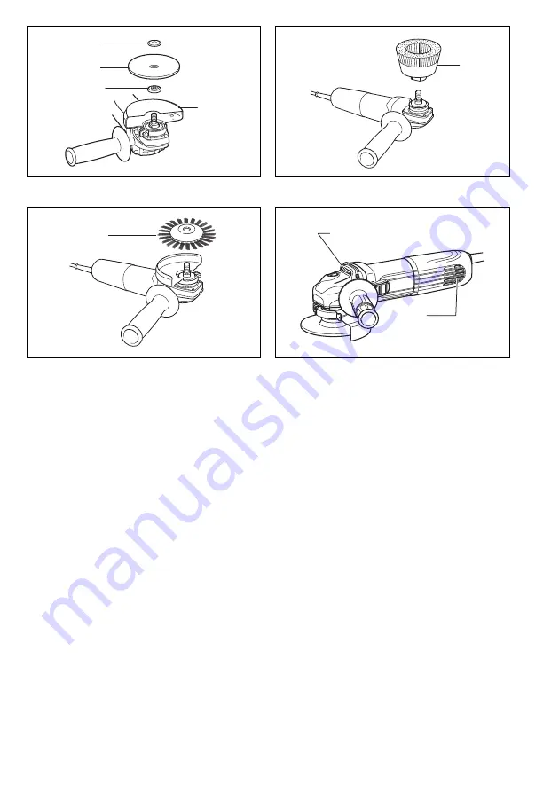 Makita GA6040 Instruction Manual Download Page 4