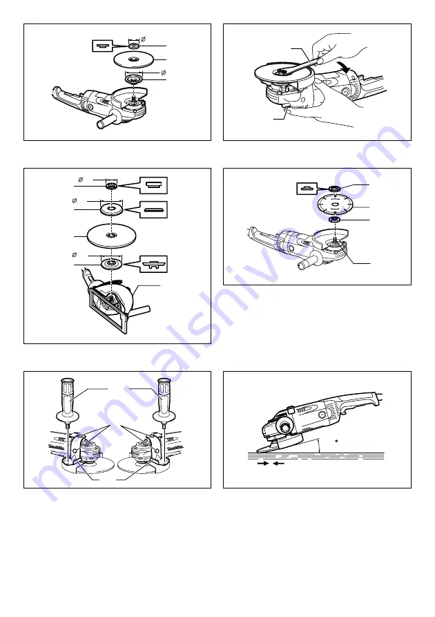 Makita GA7030F Instruction Manual Download Page 3