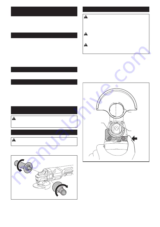 Makita GAG06Z Скачать руководство пользователя страница 10