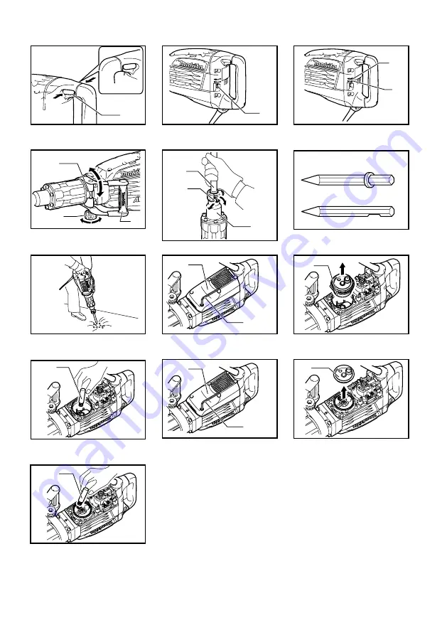 Makita HM1317C Instruction Manual Download Page 2