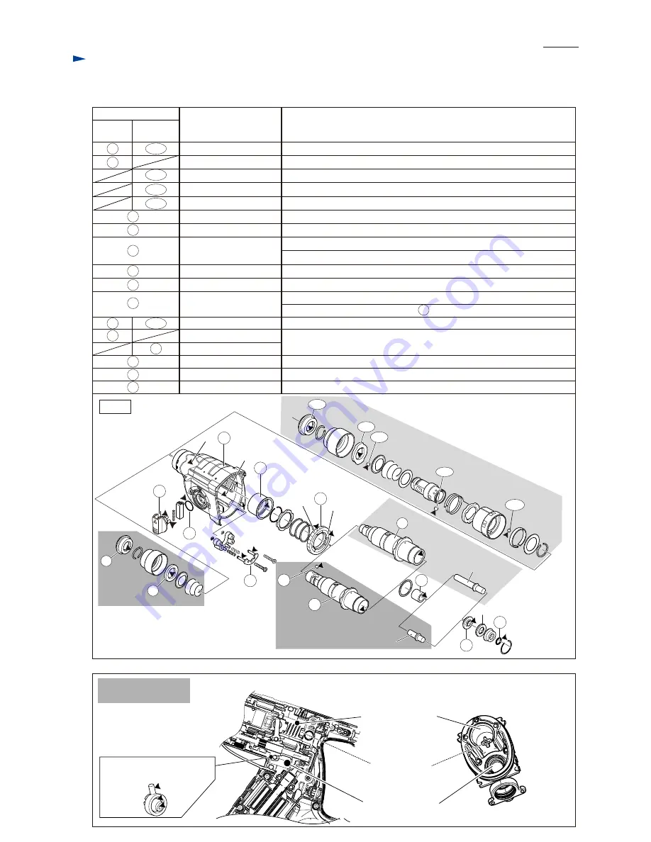 Makita HR262D Technical Information Download Page 4