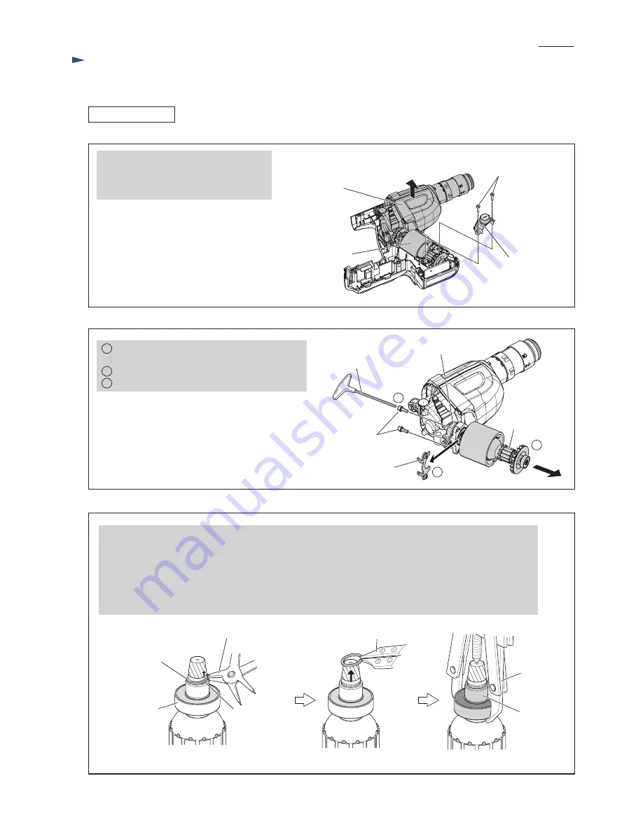 Makita HR262D Technical Information Download Page 11