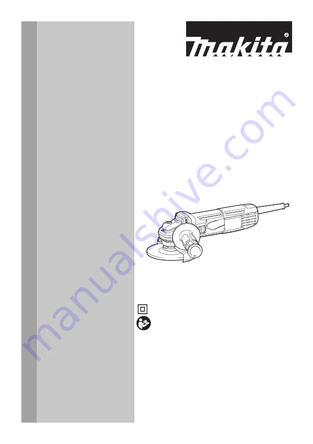 Makita M9511 Instruction Manual Download Page 1