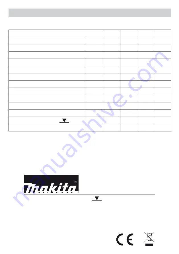 Makita PF 1100 Operating Instructions Manual Download Page 66