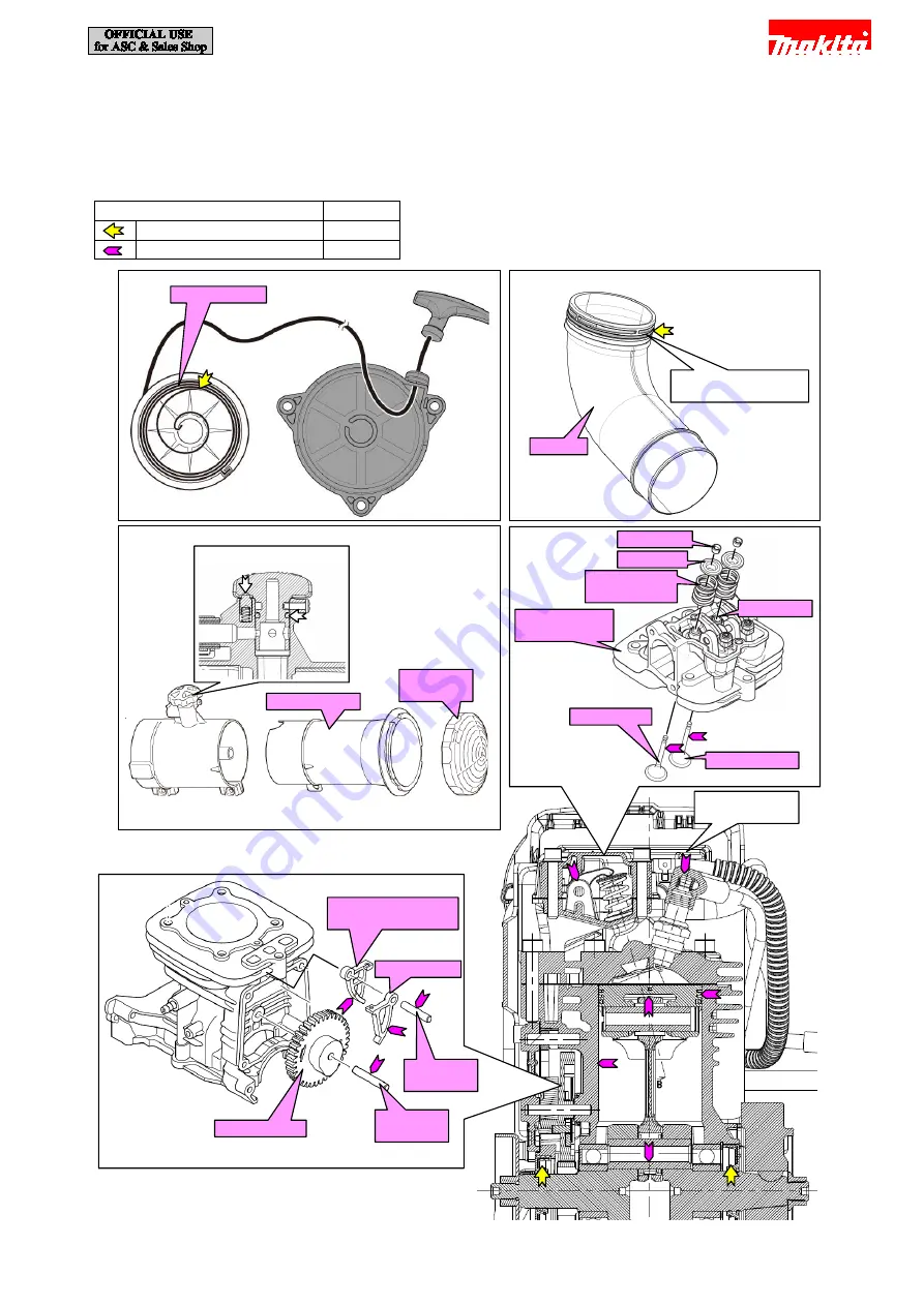 Makita PM7651H Technical Information Download Page 6