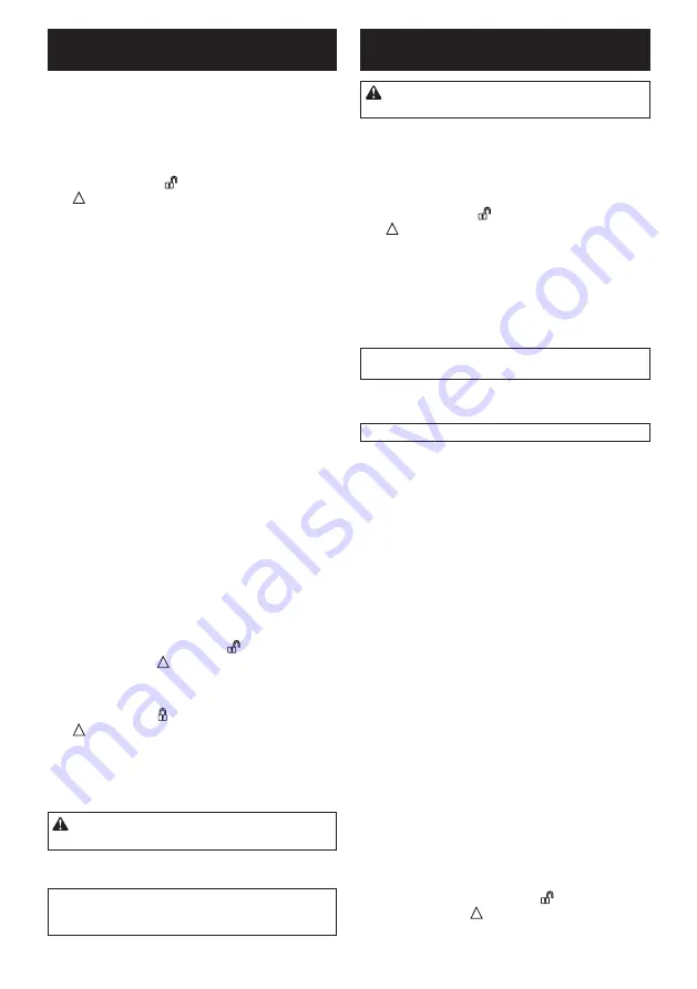 Makita UH201DWA Instruction Manual Download Page 16