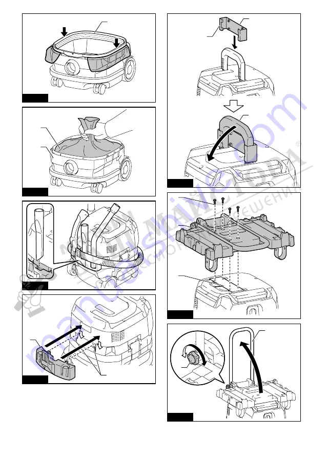 Makita VC005GLZ Instruction Manual Download Page 4