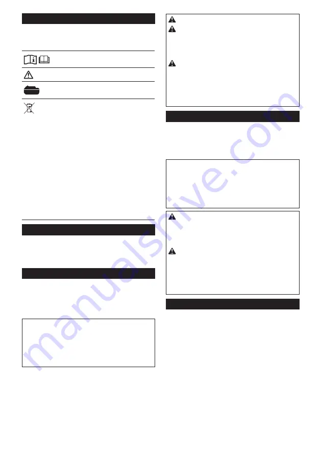 Makita VC009GLM21 Instruction Manual Download Page 126