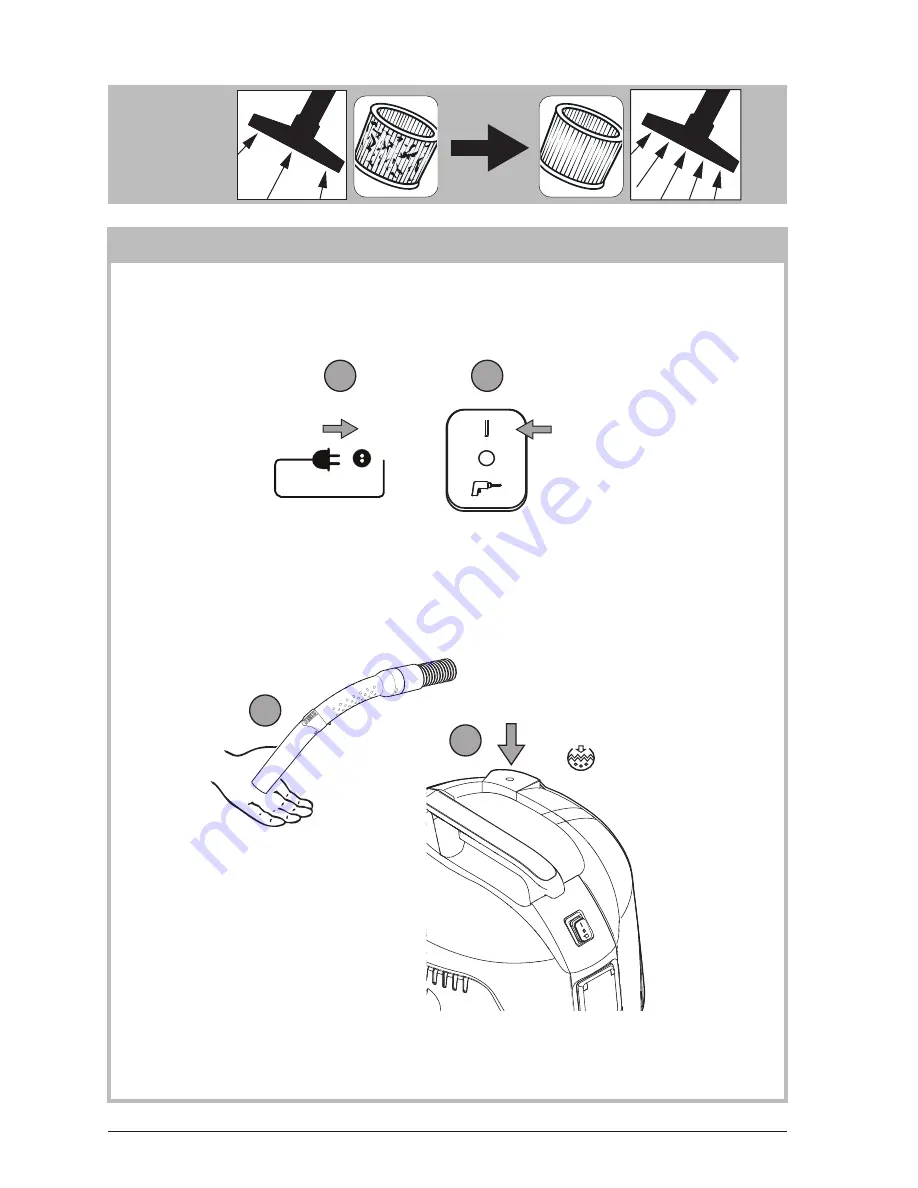 Makita VC2012L Operating Instructions Manual Download Page 6