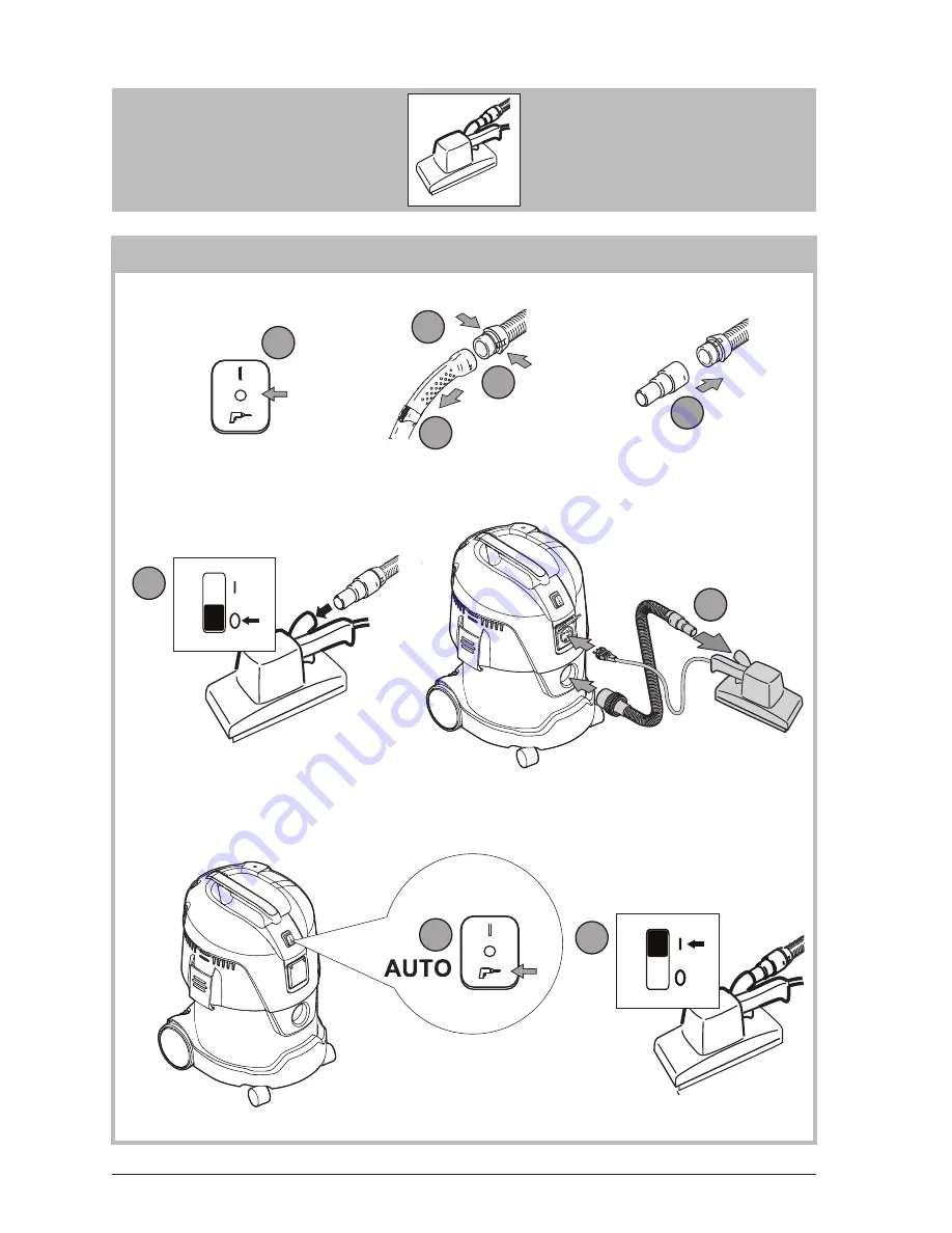 Makita VC2012L Operating Instructions Manual Download Page 8