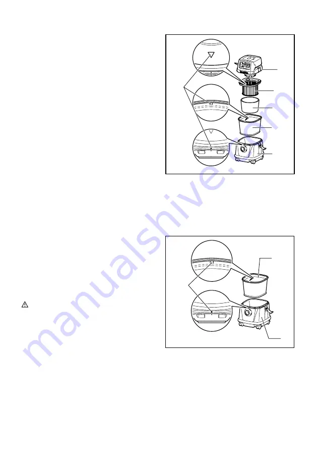 Makita VC2510L Instruction Manual Download Page 9