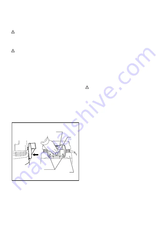 Makita VC2510L Instruction Manual Download Page 10