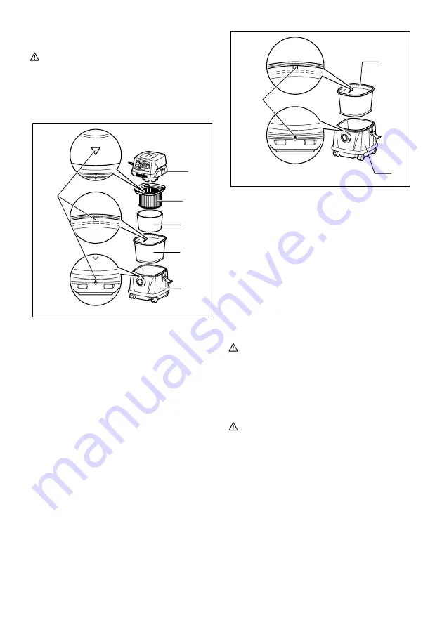 Makita VC2510L Instruction Manual Download Page 19