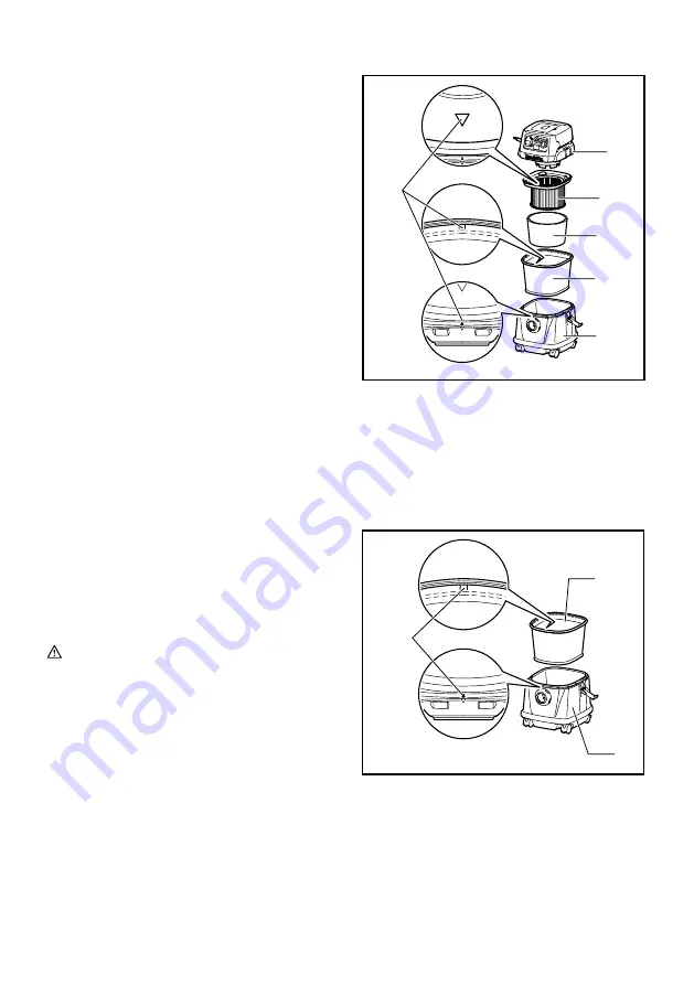 Makita VC2510L Instruction Manual Download Page 48