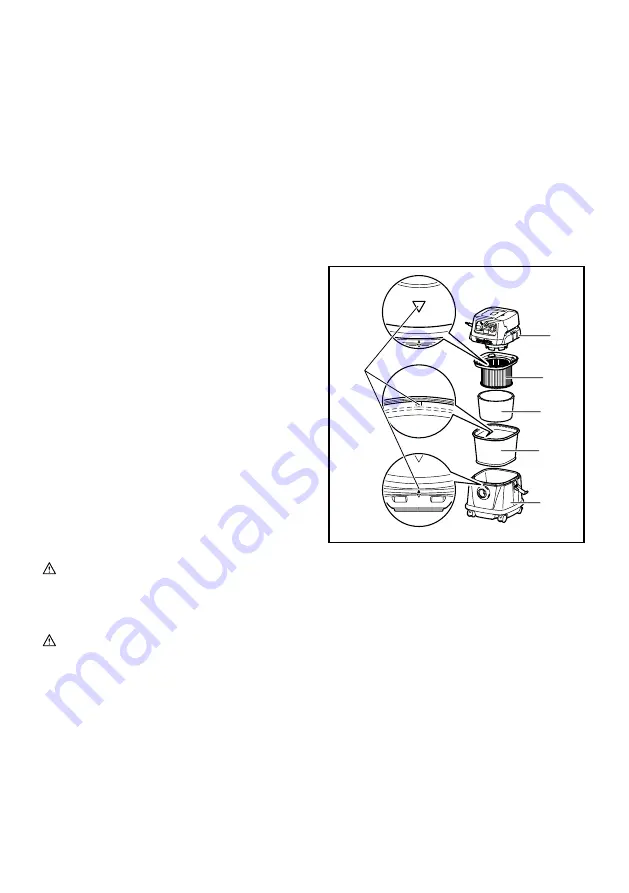 Makita VC2510L Instruction Manual Download Page 69