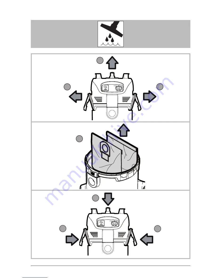 Makita VC3012L Original Operating Instructions Download Page 5