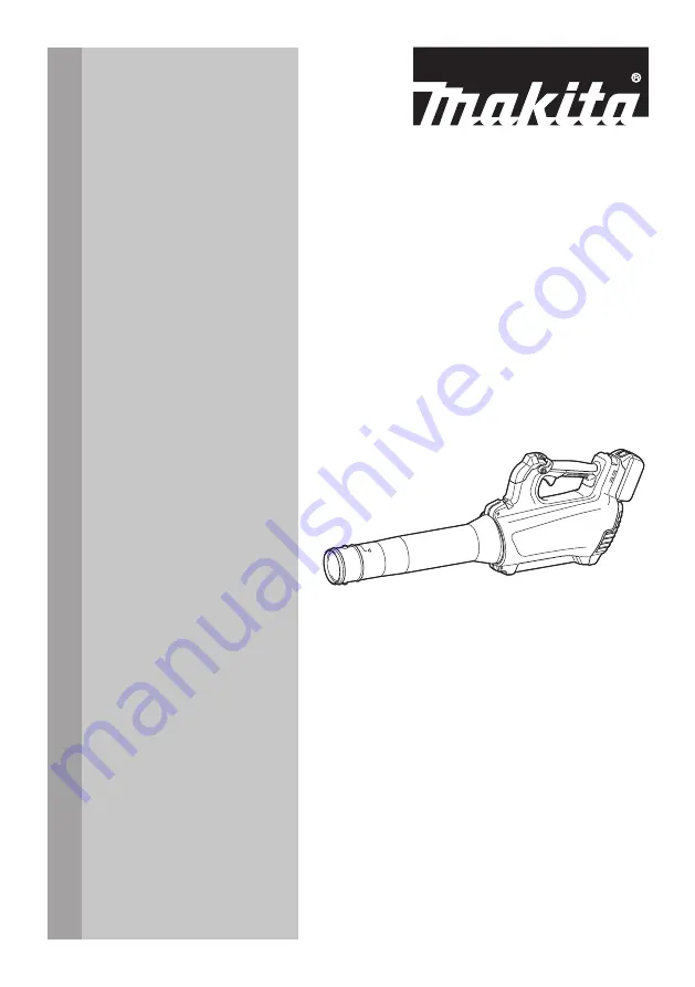 Makita XBU03Z Instruction Manual Download Page 1