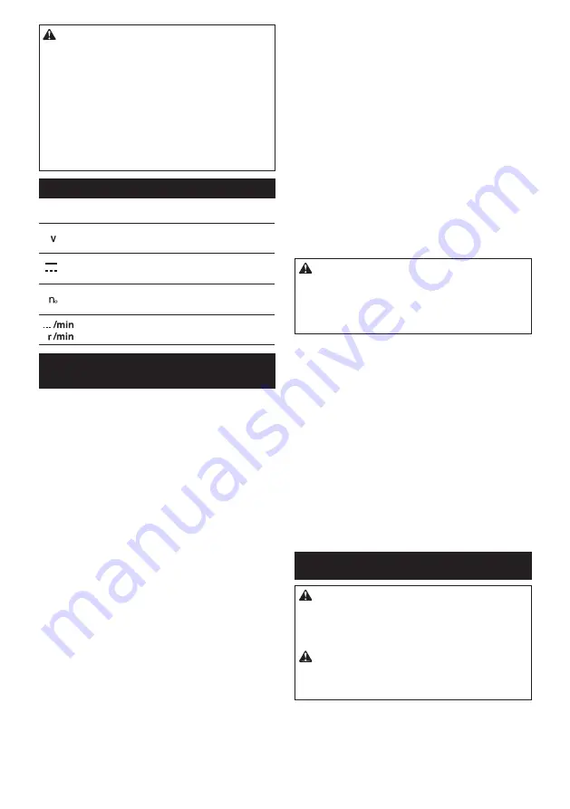 Makita XML03CM1 User Manual Download Page 6