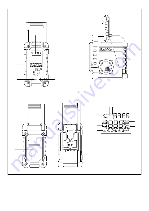 Makita XRM02W Скачать руководство пользователя страница 2