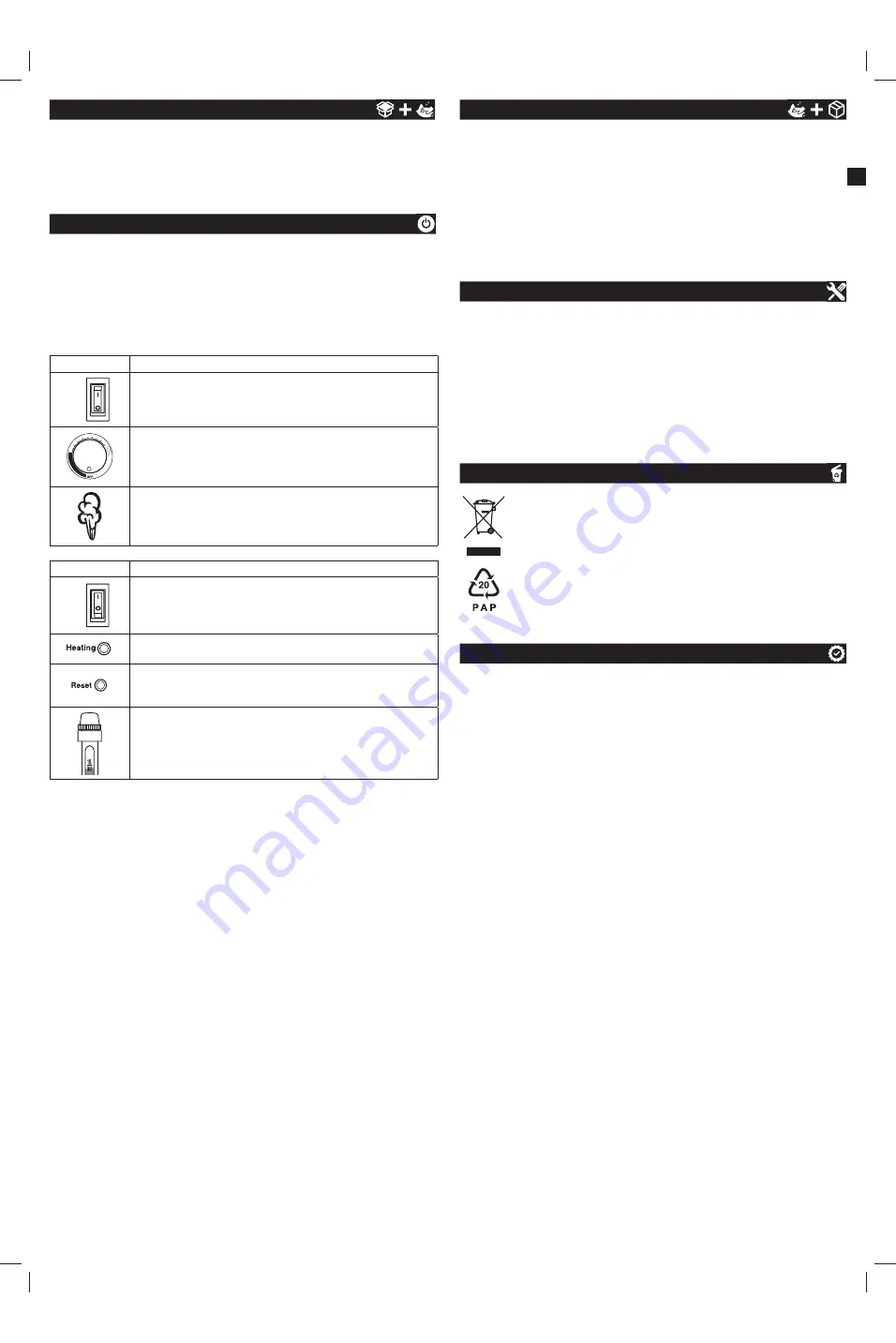 makro GWB1010 Instruction Manual Download Page 13