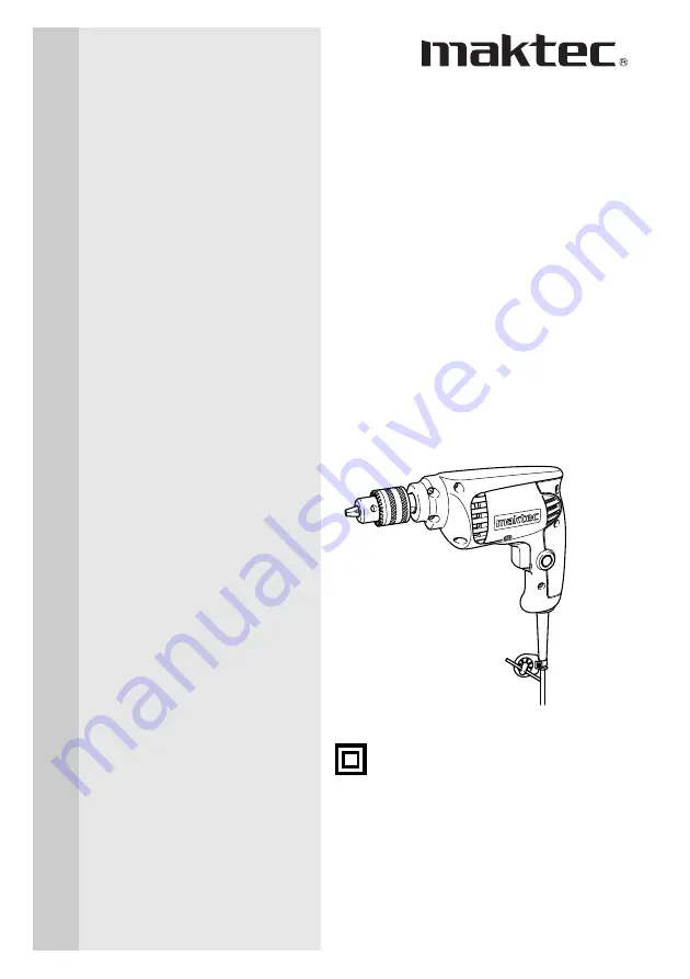 Maktec MT603 Скачать руководство пользователя страница 1