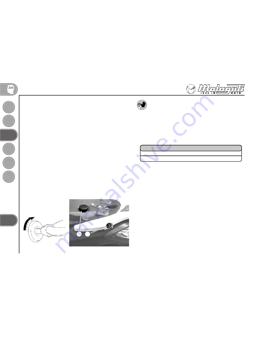 Malaguti centro 160 ie User Manual Download Page 108