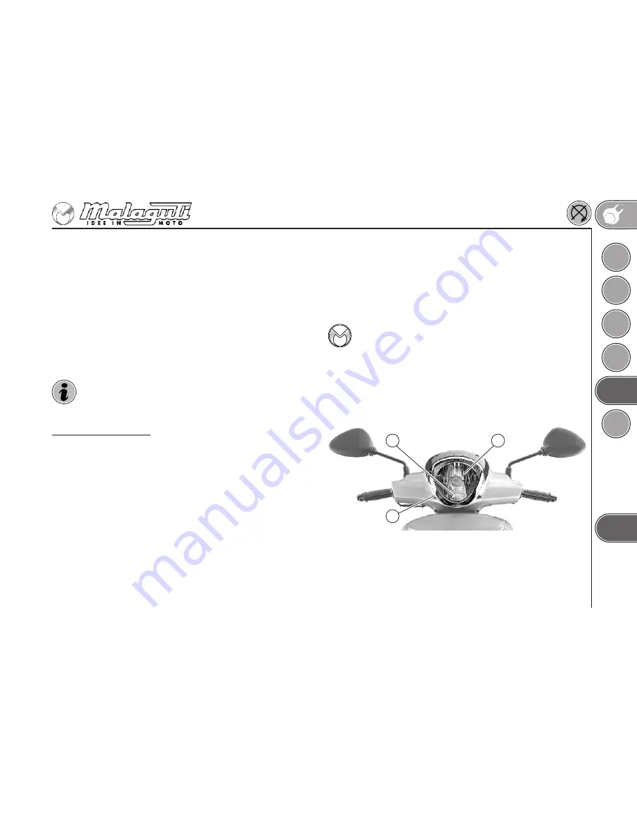 Malaguti centro 160 ie User Manual Download Page 135