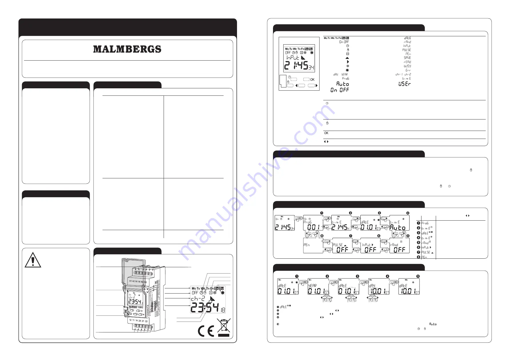 Malmbergs 1339612 Instruction Manual Download Page 4