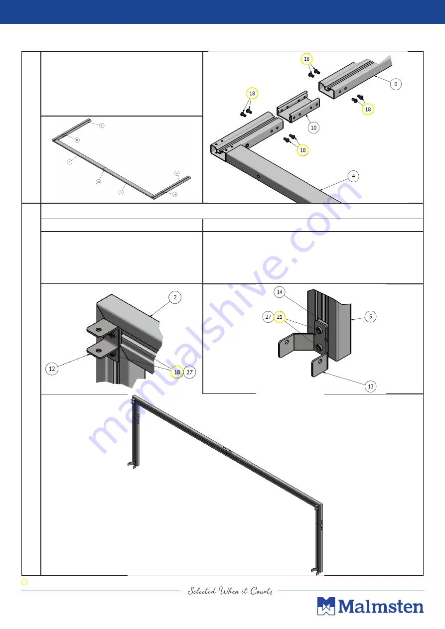 Malmsten MULTI PRO Assembly Instructions Manual Download Page 6