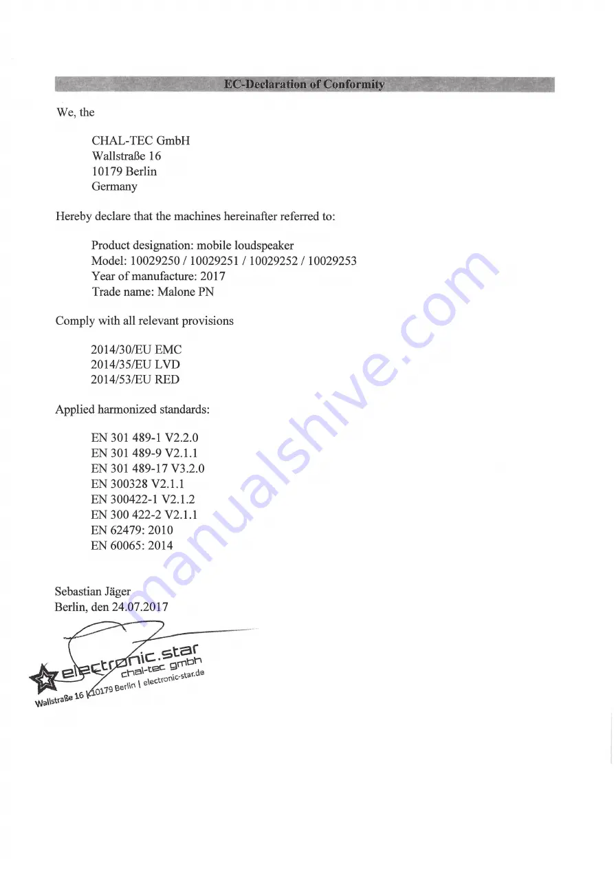 Malone PN8W Manual Download Page 18