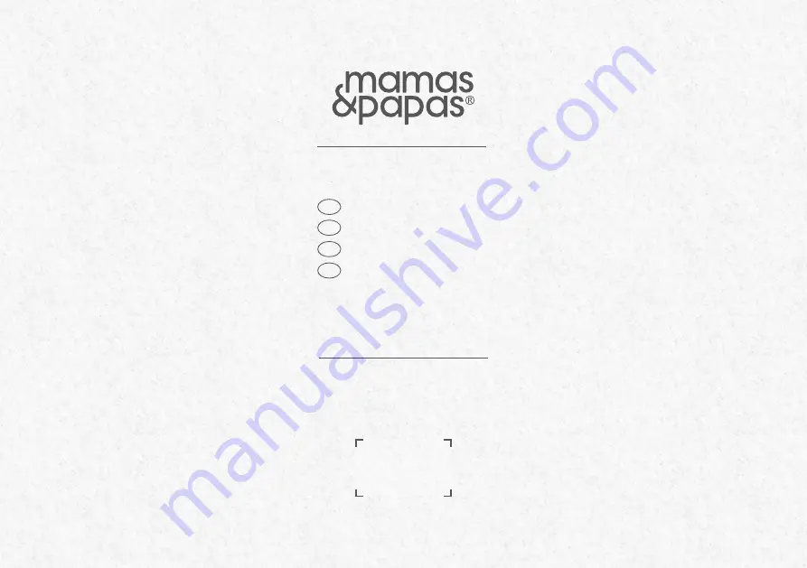 Mamas & Papas 159925300 Manual Download Page 20