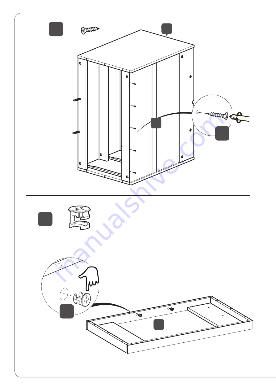 Mamas & Papas Lawson Dresser Assembly Instructions Manual Download Page 12