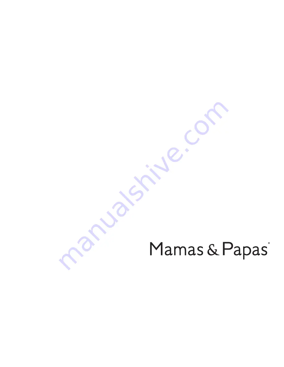 Mamas & Papas Vito TT Instructions For Safe Use Download Page 24