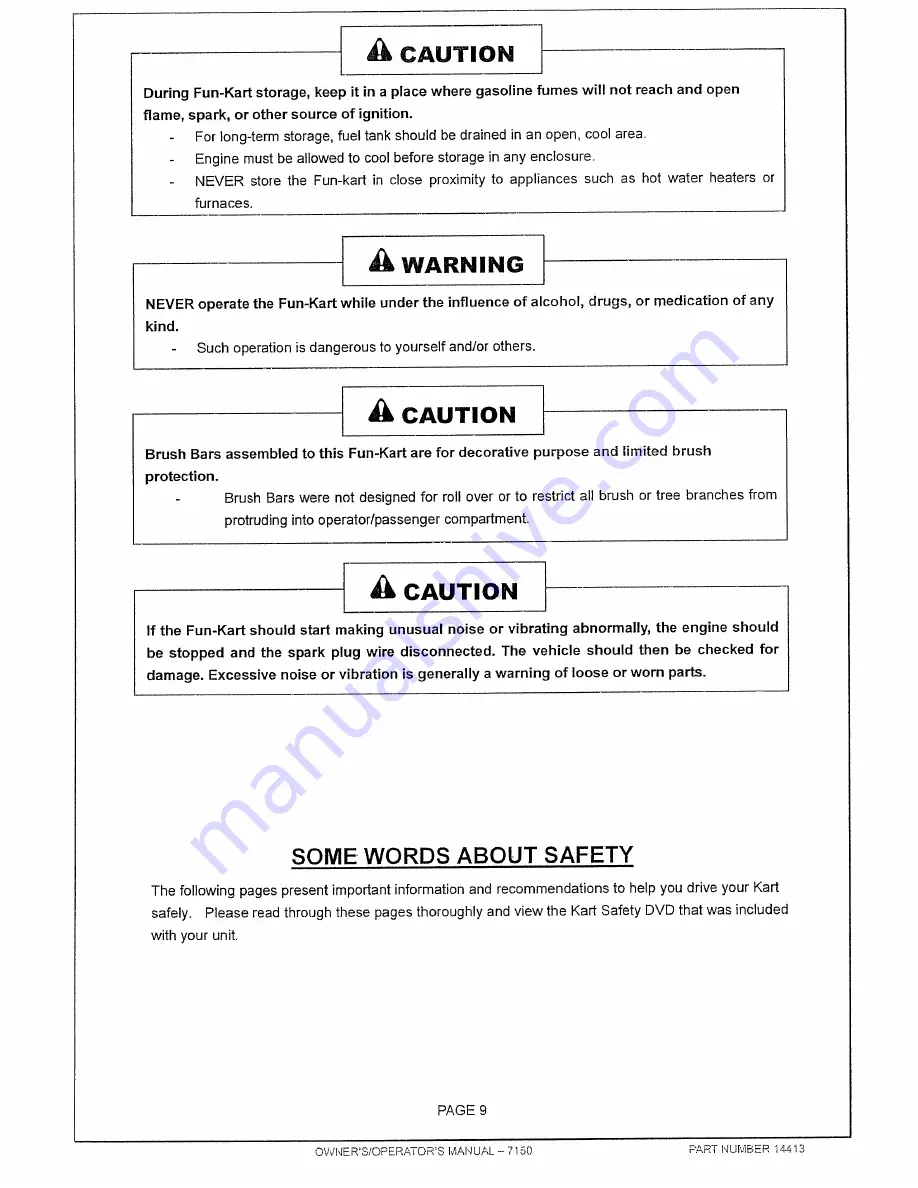 MANCO 7150 Owner'S/Operator'S Manual Download Page 10