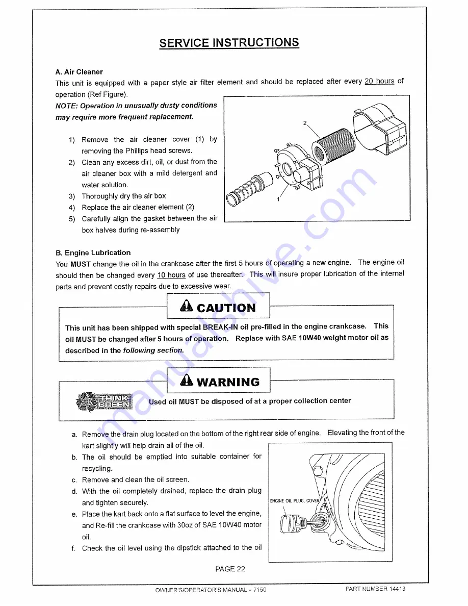 MANCO 7150 Owner'S/Operator'S Manual Download Page 23