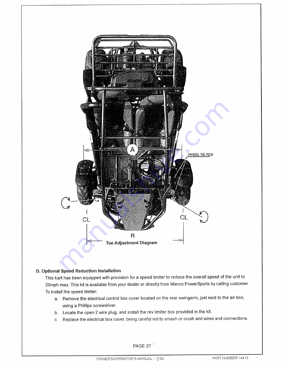 MANCO 7150 Owner'S/Operator'S Manual Download Page 28