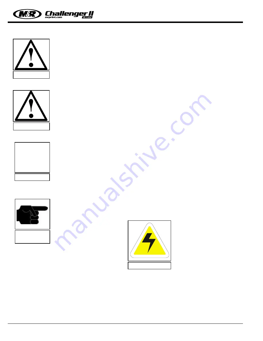 M&R CHALLENGER II Series Manual Download Page 10