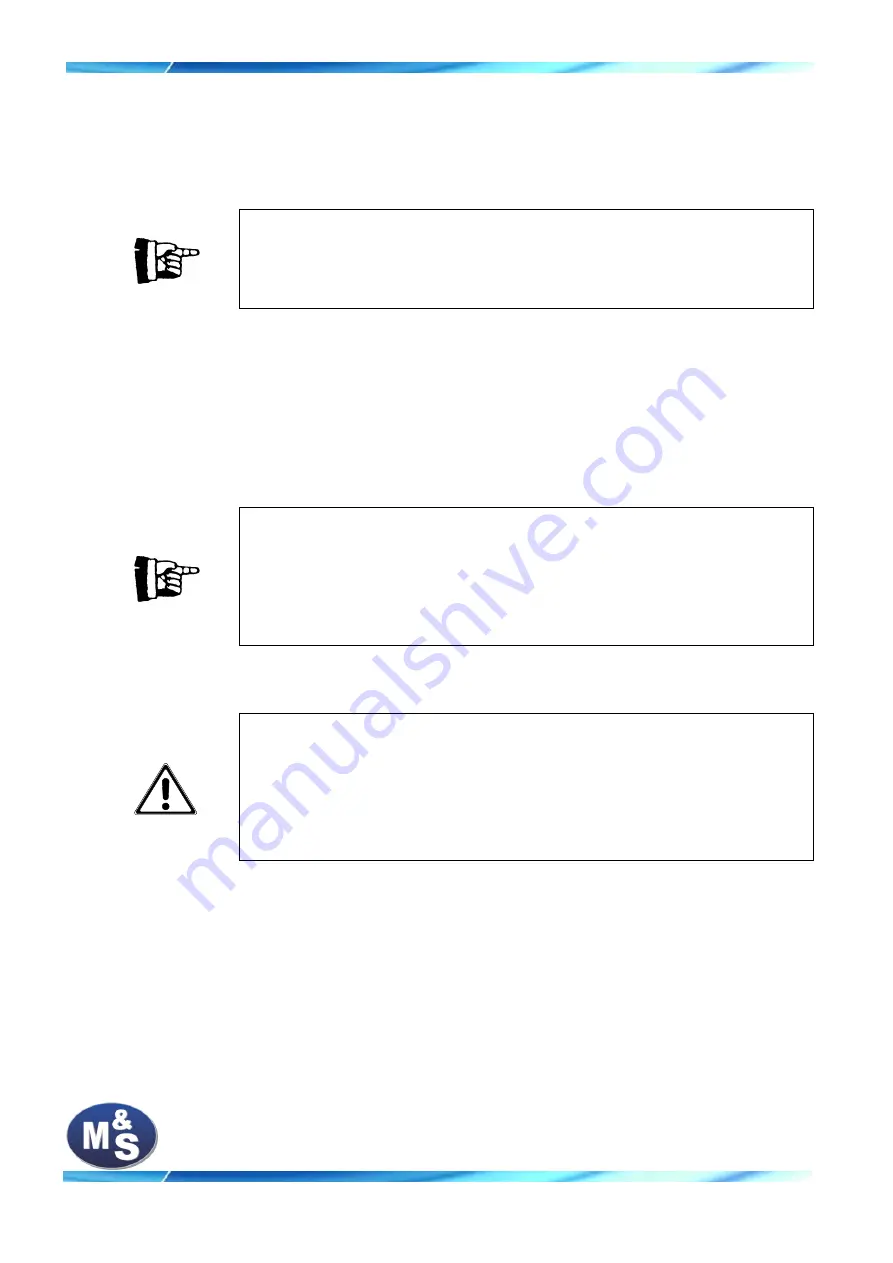 M&S Armaturen PAMS NC/NO Series Operation Manual Download Page 7