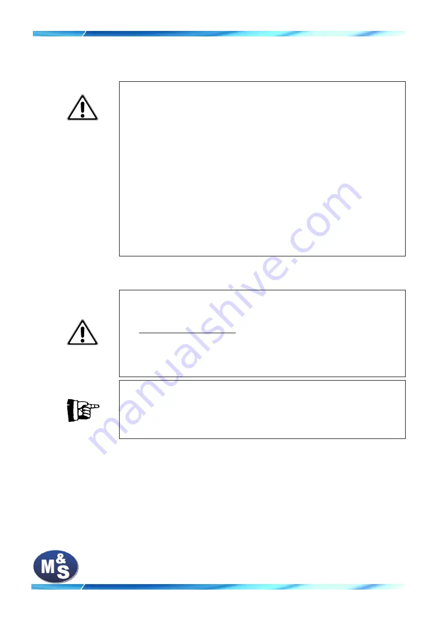 M&S Armaturen PAMS NC/NO Series Operation Manual Download Page 9