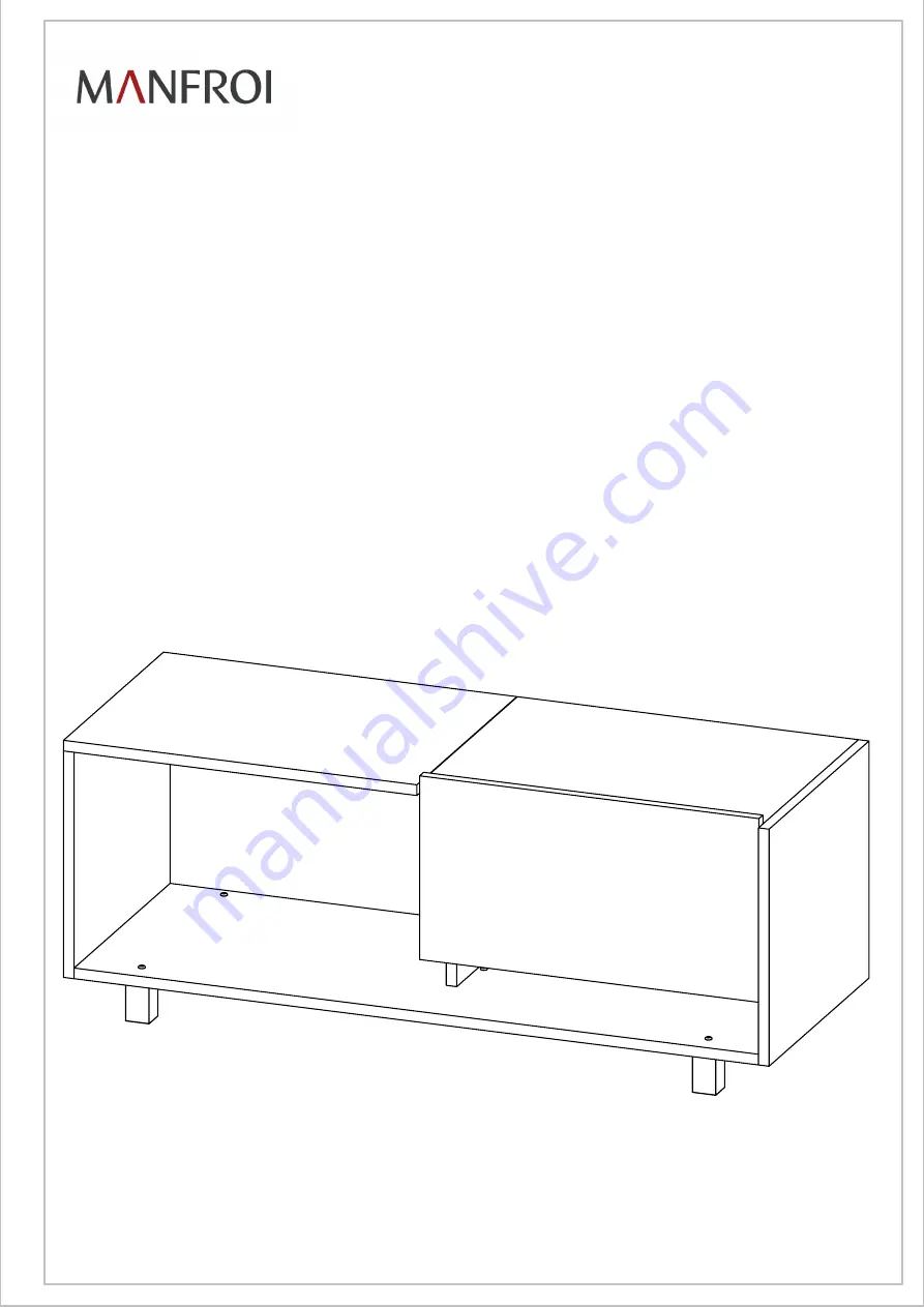 Manfroi Rack MIDDLE Assembly Instructions Download Page 1